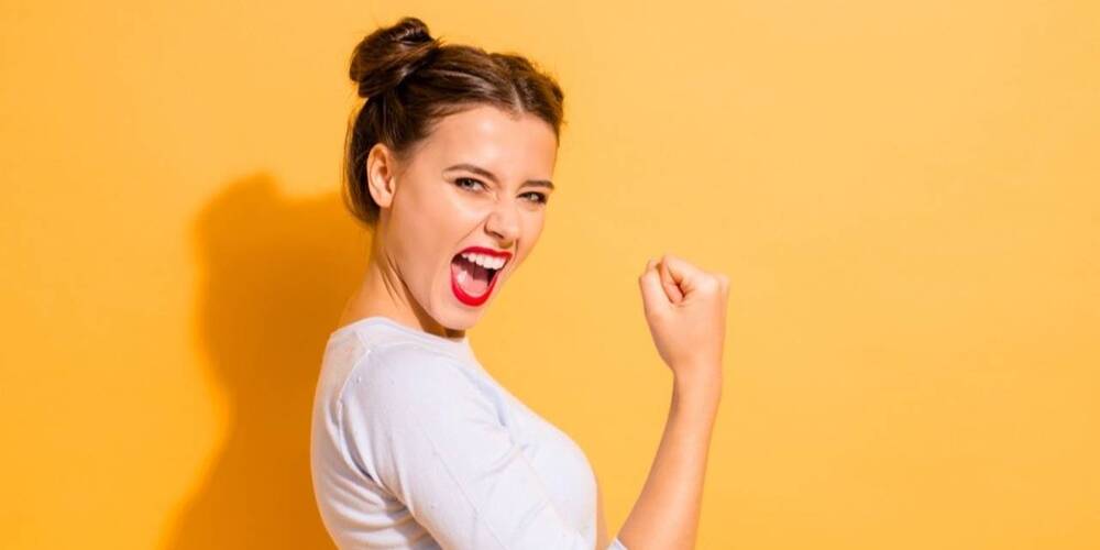 Accounting candidate happy because they got job