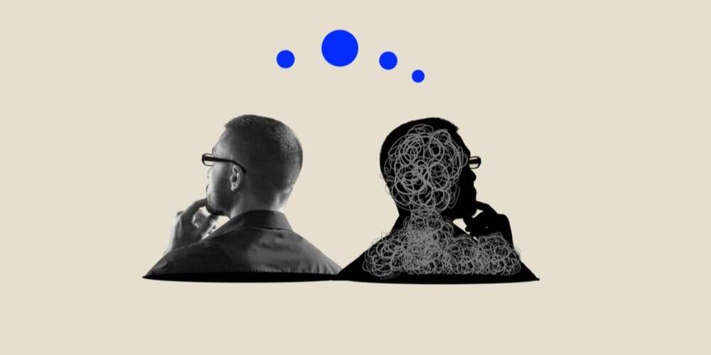 Two men sharing thoughts